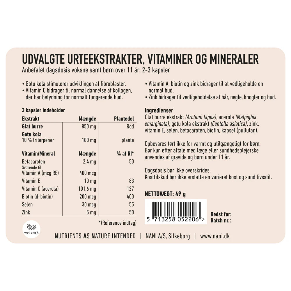 Nani Hud Multivitamin - 90 tabeletter