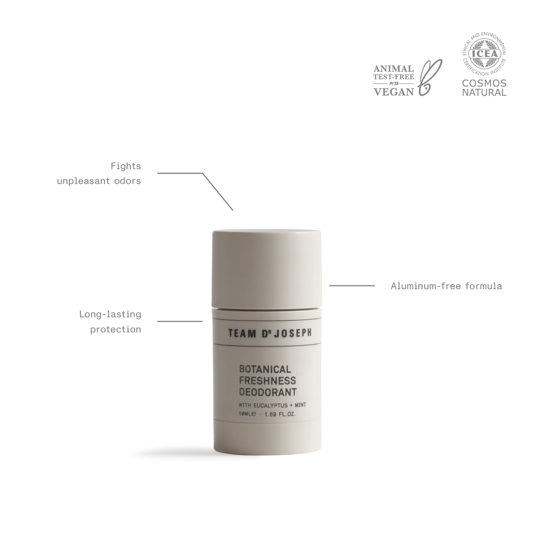 Team Dr. Joseph – Botanical Freshness Deodorant 50ml.