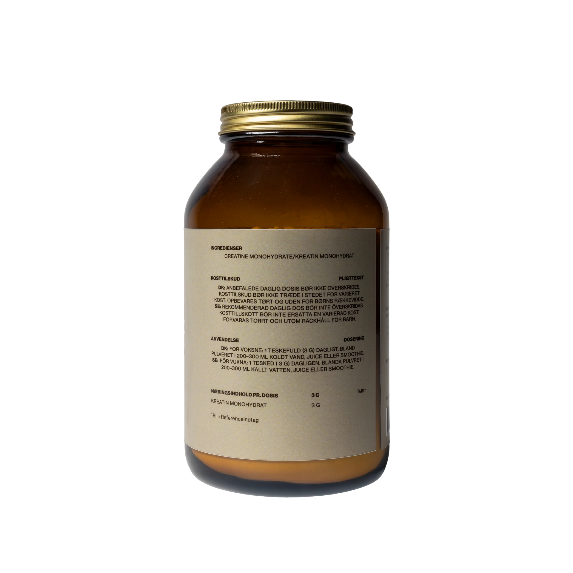 A Pure Mind - Pure Creatine Monohydrate, 65 dage