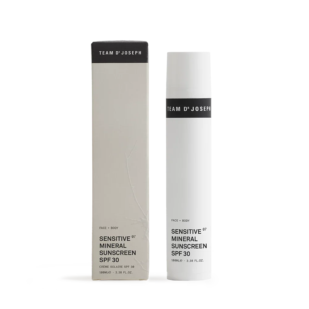 Team Dr Joseph - SENSITIVE MINERAL SUNSCREEN SPF30
