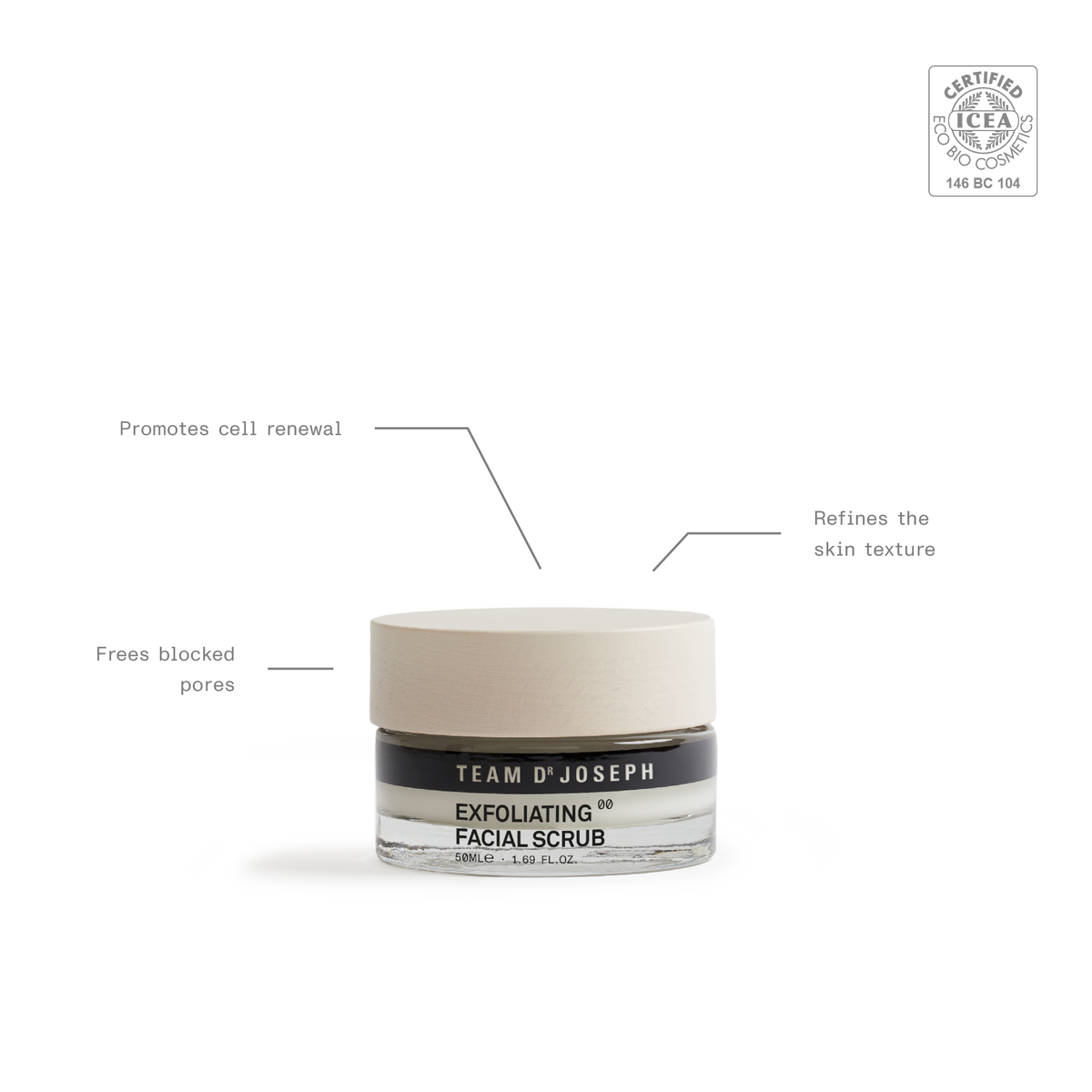 Team Dr Joseph Exfoliating Facial Scrub 50 ml